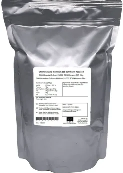 Chili Granulaat 0-3 mm Medium 25.000 SHU kiemarm Biologisch