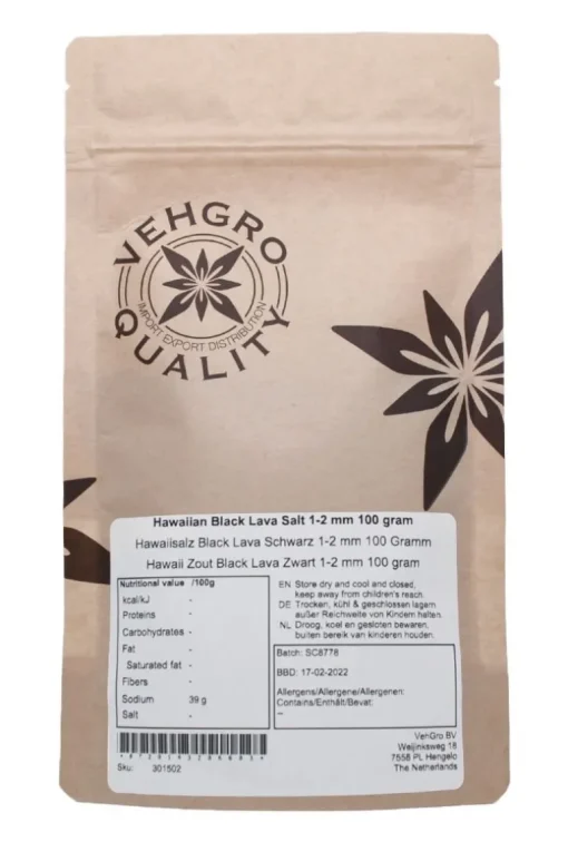 Hawaii Zout Lava Zwart 1-2 mm