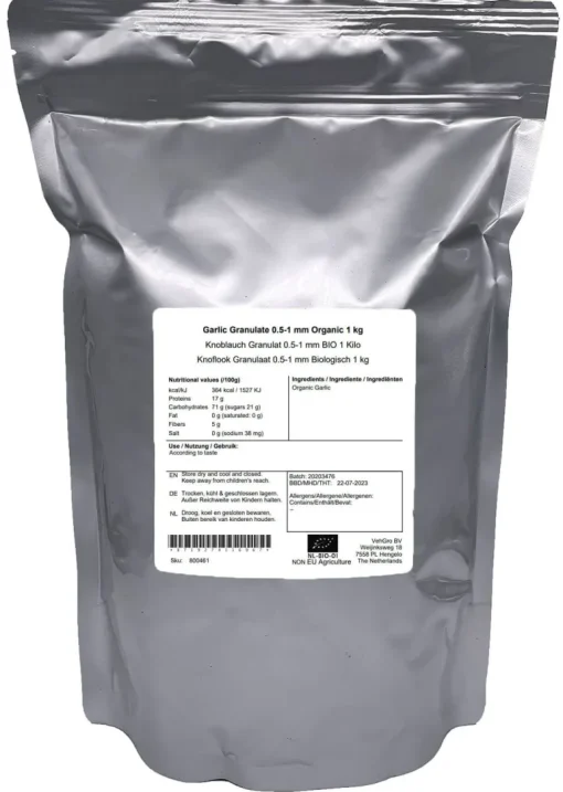 Knoflook Granulaat 0.5-1 mm Biologisch
