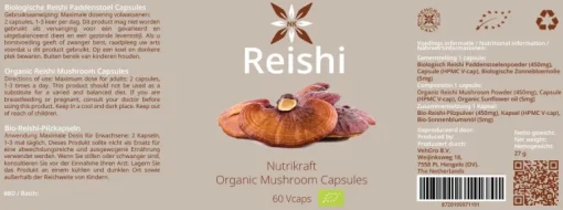 Nutrikraft - Reishi Capsules Biologisch