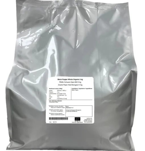 Zwarte Peper korrels Biologisch