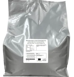 Zwarte Peper Poeder 1 mm kiemarm Biologisch